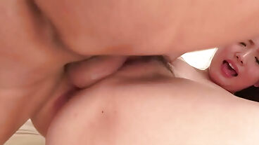 Arisa Ando produces mind-blowing oral jobs with her proficient tongue, leaving you pleading for more creampies